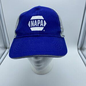 Napa Auto Parts Blue Gray Cap Hat Hook & Loop Intrepid Fallen Heroes Fund